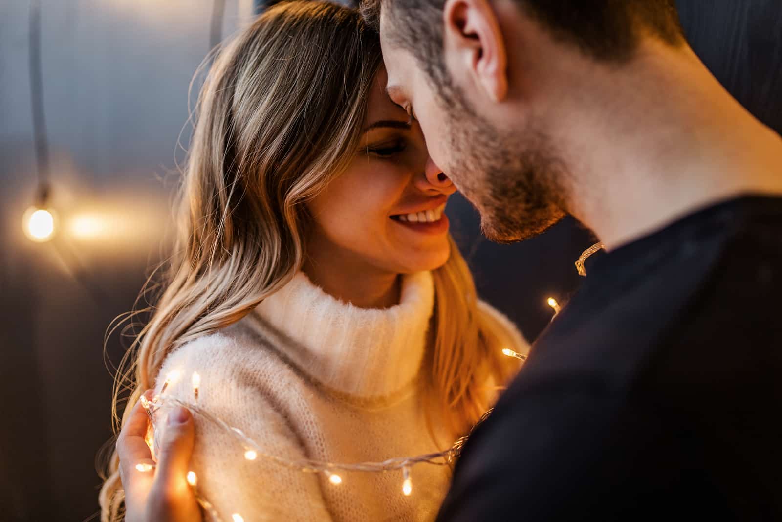 couple embracing